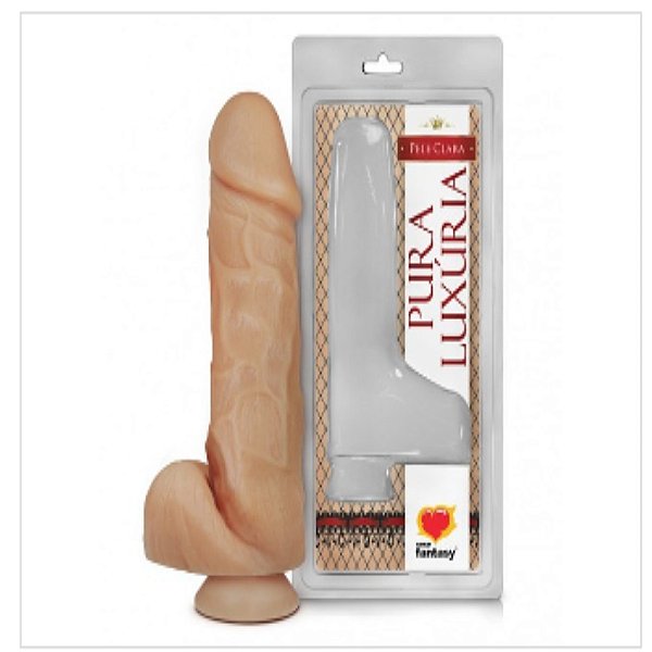 PRÓTESE 18 x 4,4 cm COM ESCROTO - Sexy Fantasy