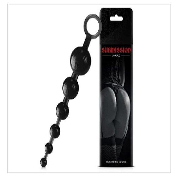 PLUG BOL 6 ESFERAS PRETO - LINHA SUBMISSION - Sexy Fantasy