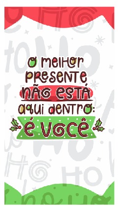 Feltro Estampado - Porta Kitkat Natalino - Unitário - Modelo 17