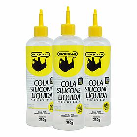 Cola para artesanato Silicone Liquido 250grs. Rendicolla