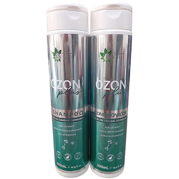 Shampoo E Condicionador Natural Ozon Plus 300ml Dilênia Para Psoríase