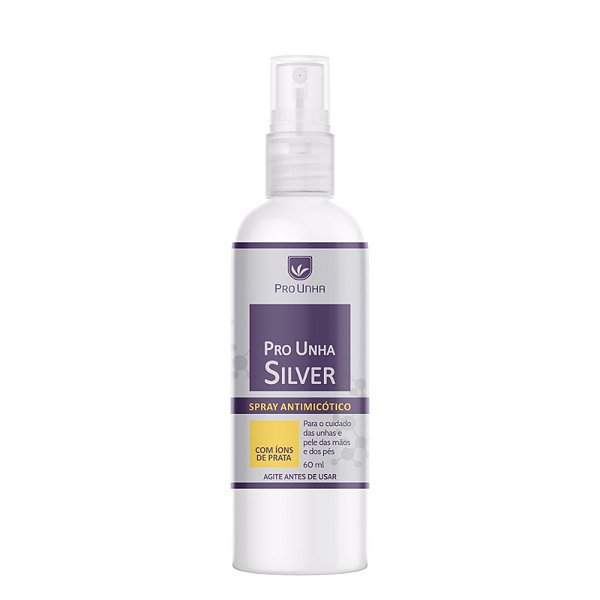 Pro Unha Silver Spray Antimicótico Com Íons de Prata 60ml