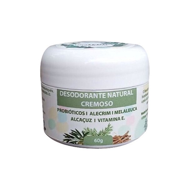 Desodorante Natural e Vegano sem Alumínio e Bicarbonato 60g BioTerra