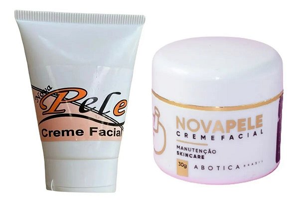 Creme Facial Clareador Melasma Nova Pele 30g + Creme De Manutenção Nova Pele Skincare 30g