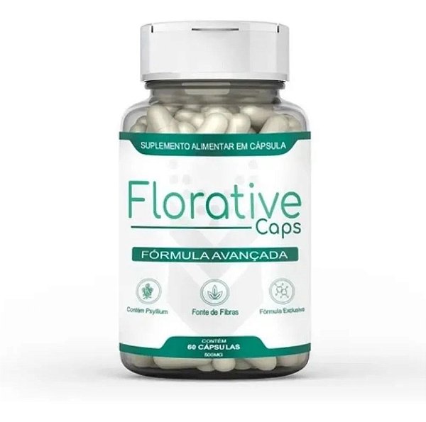 Florative Suplemento Alimentar Regulador Intestinal Com 60 Cápsulas - Frete Grátis