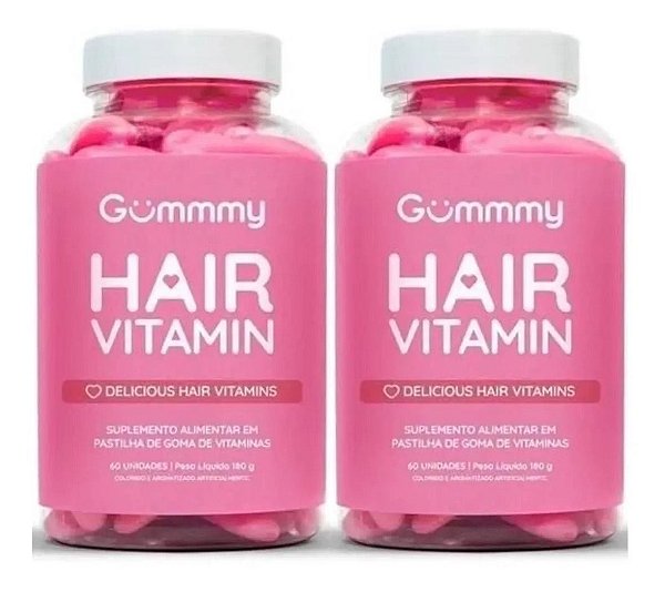 Gummmy Hair Vitamin Original com 60 Gomas 2 Unidades