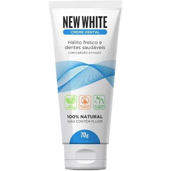 Creme Dental New White 100% Natural 70g