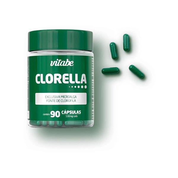 Clorella Vitamínico Com 90 Cápsulas Vitabe