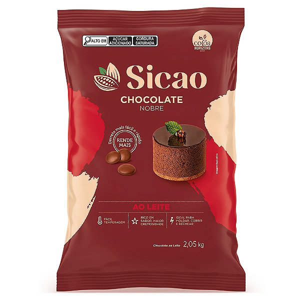 Chocolate Sicao Gotas 2,05kg Ao Leite