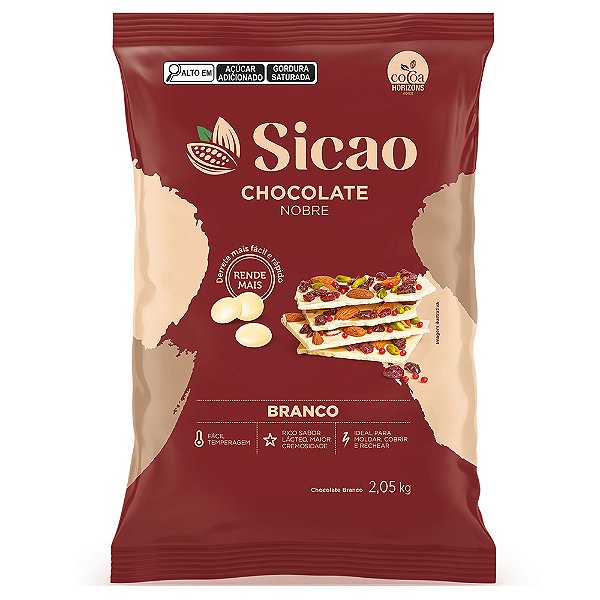 Chocolate Sicao Gotas 2,05kg Branco