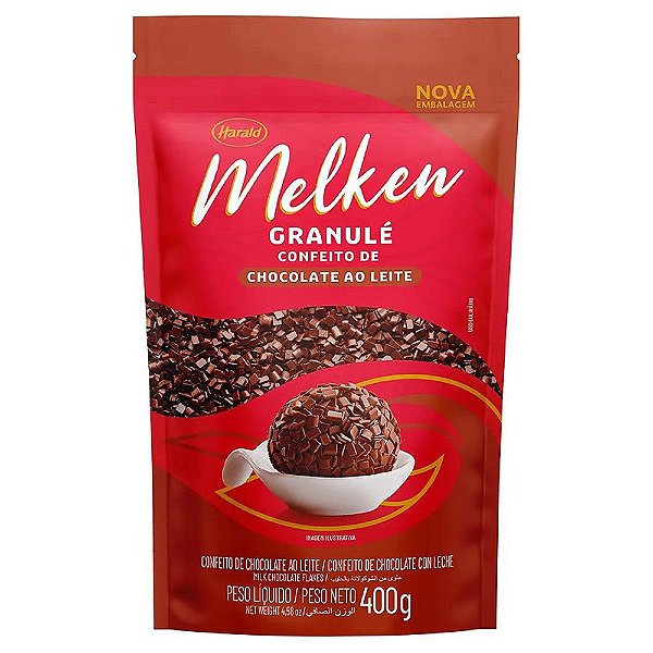 Chocolate Granulé ao Leite Melken 400g - Harald