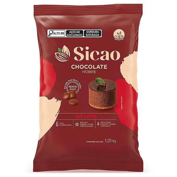 Chocolate Sicao Gotas 1,01kg Ao Leite