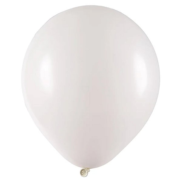Balão 9 Liso Branco | 50 Unidades
