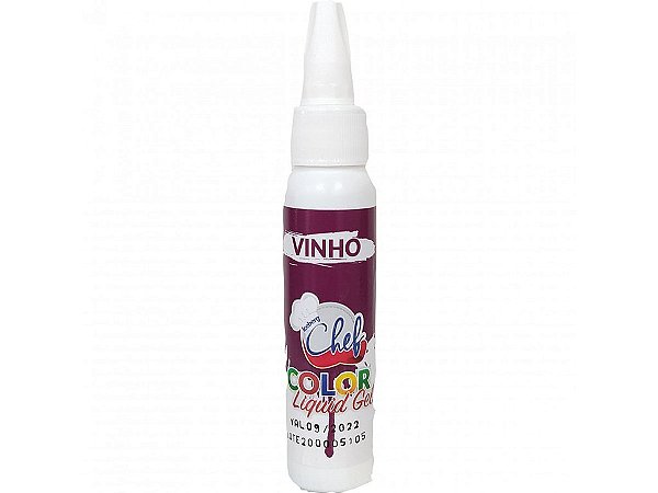 Color Liquid Gel 25G Vinho Chef