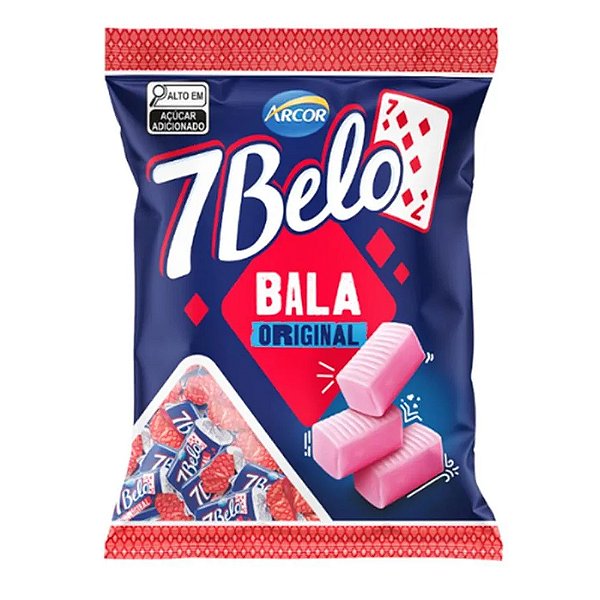 Bala 7 Belo Framboesa 500g - Arcor