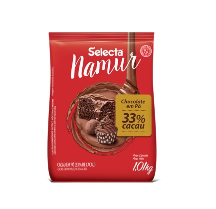 Chocolate Pó 33% Selecta 1,01kg Mix