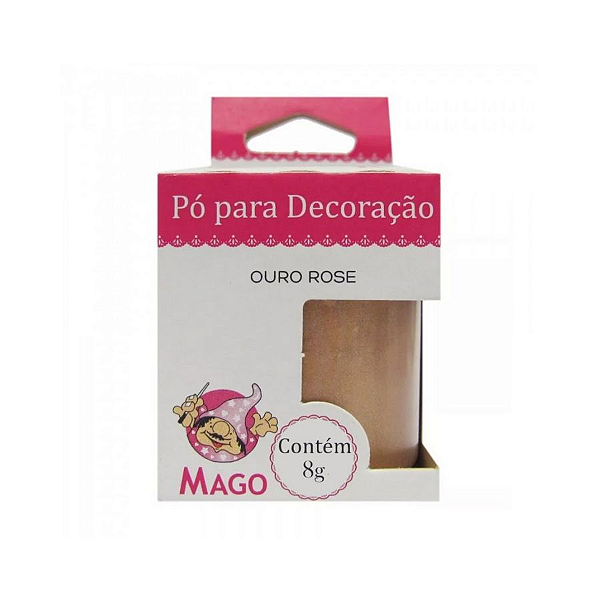 ZZPO P/DECORACAO OURO ROSE 8GR MAGO