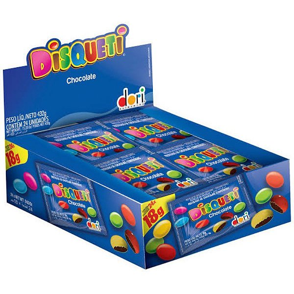 Disqueti Dori 18G Chocolate | 24 Unidades