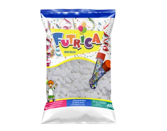 Mini Bala Aniversário 400G Coco