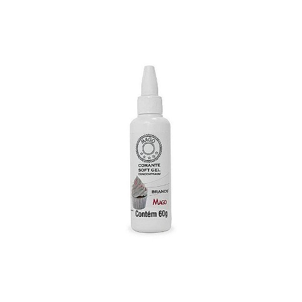 Corante Soft Gel Branco 60g - Mago