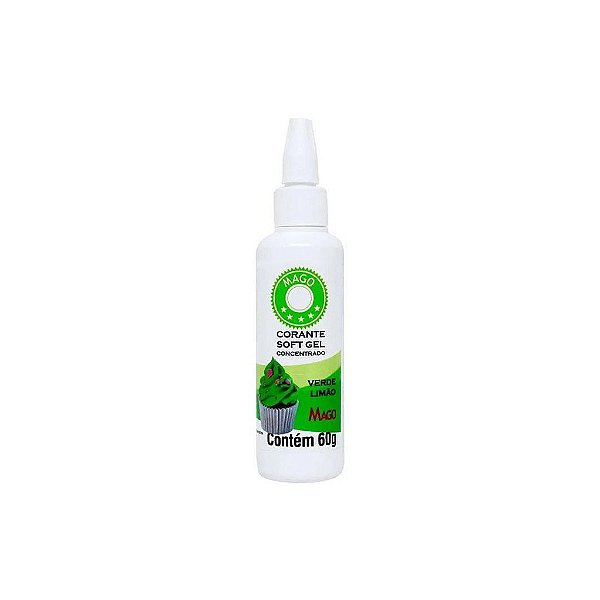 Corante Soft Gel Verde Limão 60g - Mago