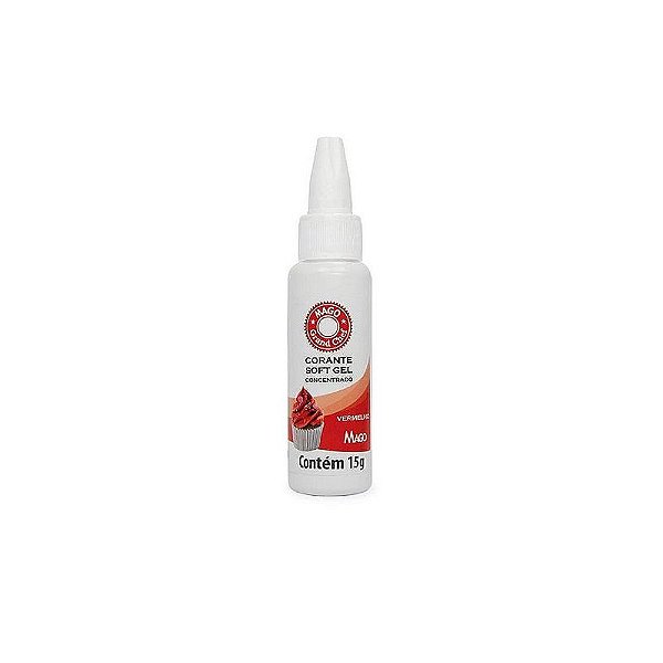 Corante Soft Gel Vermelho 15g - Mago