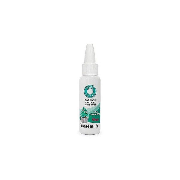 Corante Soft Gel Azul Turquesa 15g - Mago