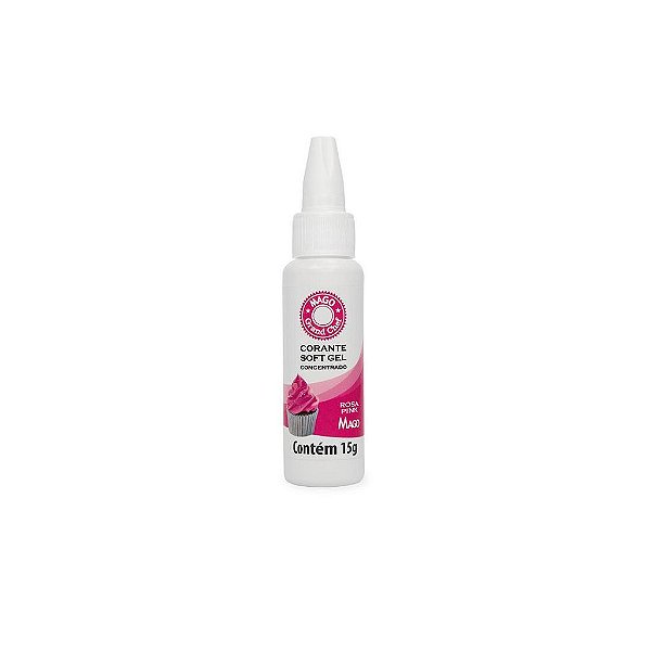 Corante Soft Gel 15G Rosa Pink Mago