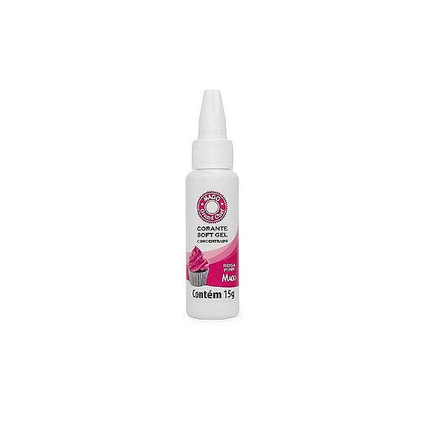 Corante Soft Gel Rosa Pink 15g - Mago