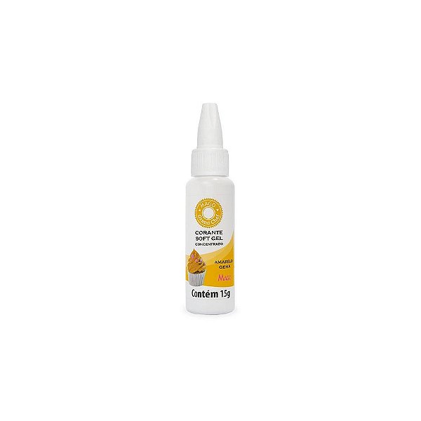 Corante Soft Gel 15G Amarelo Gema Mago