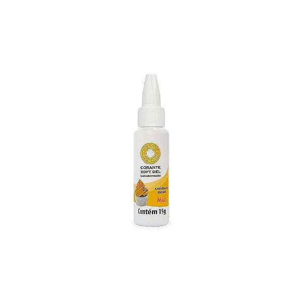 Corante Soft Gel Amarelo Gema 15g - Mago