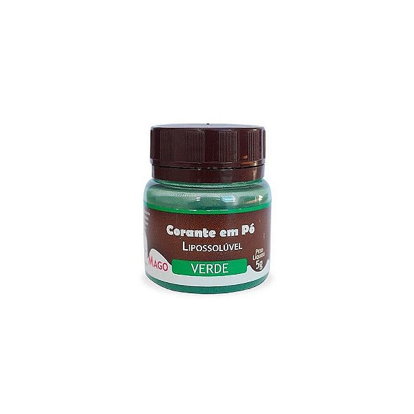 Corante Pó para Chocolate Verde 5g - Mago