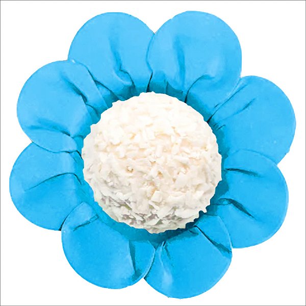 Forminha Daisy Azul Claro 50un - Ultrafest