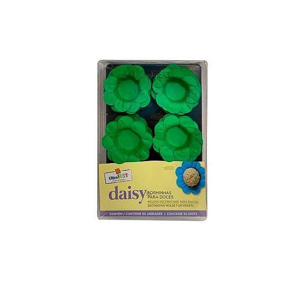 Forminha Daisy Verde 50un - Ultrafest