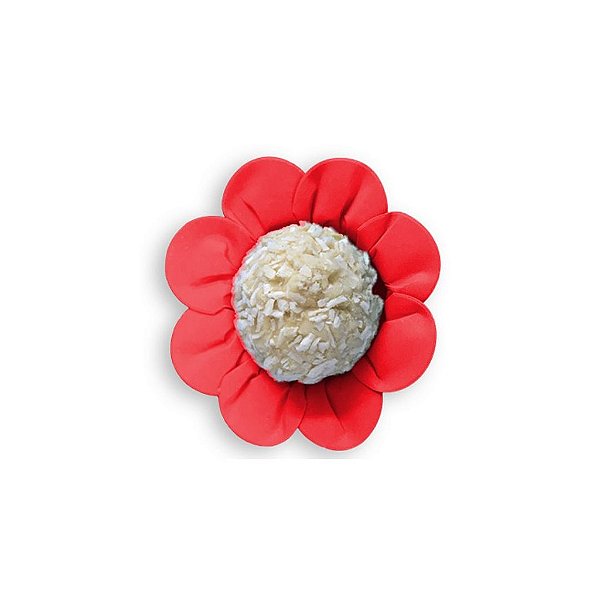 Forminha Daisy Vermelho 50un - Ultrafest