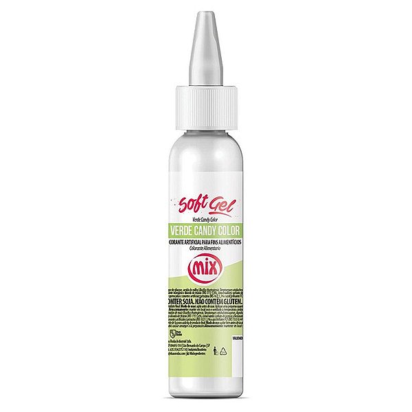 Corante Soft Gel Candy Colors Verde 25g - Mix