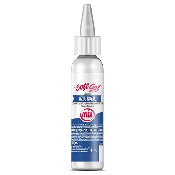 Corante Soft Gel Azul Royal 25g - Mix
