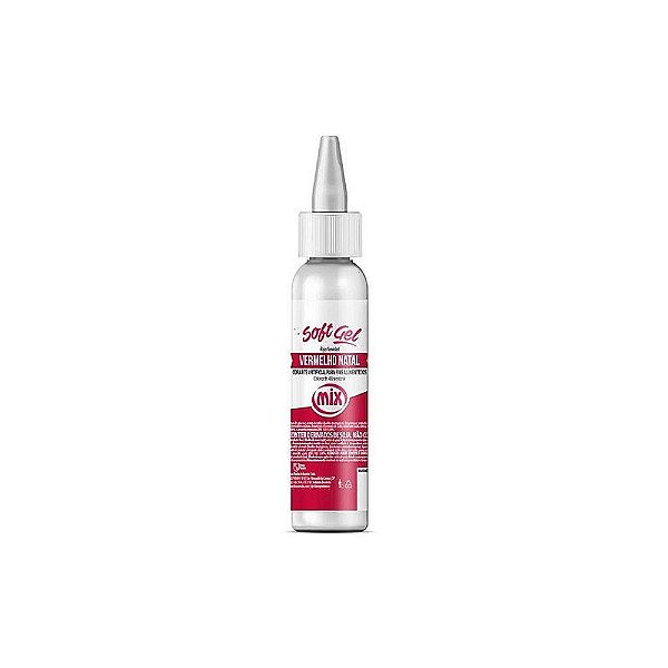 Corante Soft Gel Vermelho Natal 60g - Mix