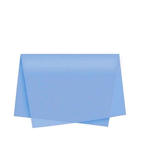 Papel Seda 48X60Cm Azul Claro 5Un R