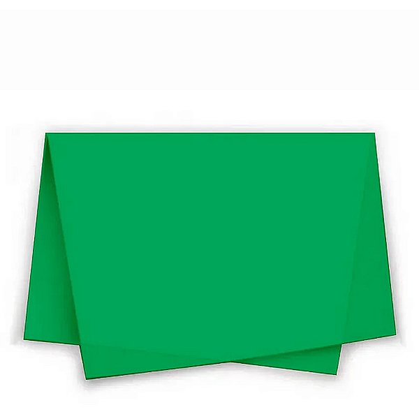 Papel Seda 48X60Cm Verde Bandeira 5