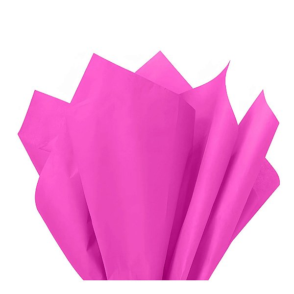 Papel Seda 48X60Cm Rosa 5Un Rst