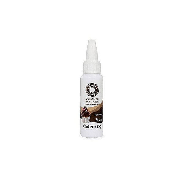Corante Soft Gel Marrom 15g - Mago