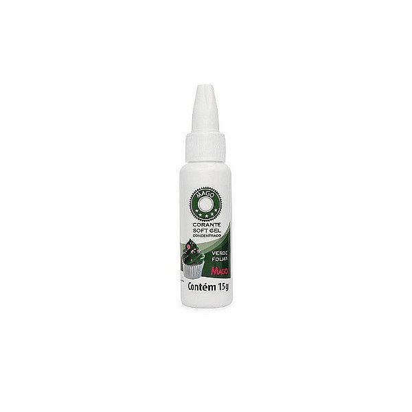 Corante Soft Gel Verde Folha 15g - Mago