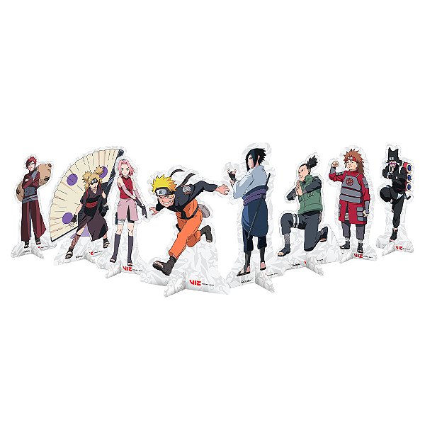 Decoração de Mesa Naruto | 8 Unidades