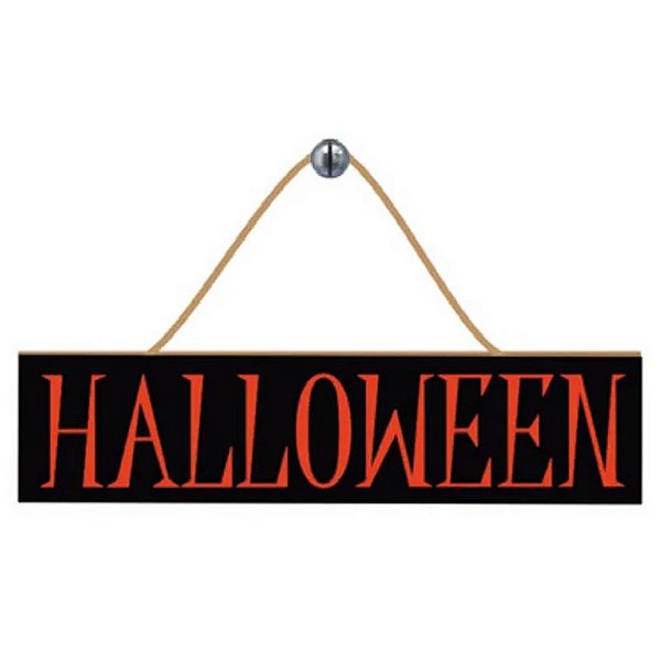 Placa Halloween