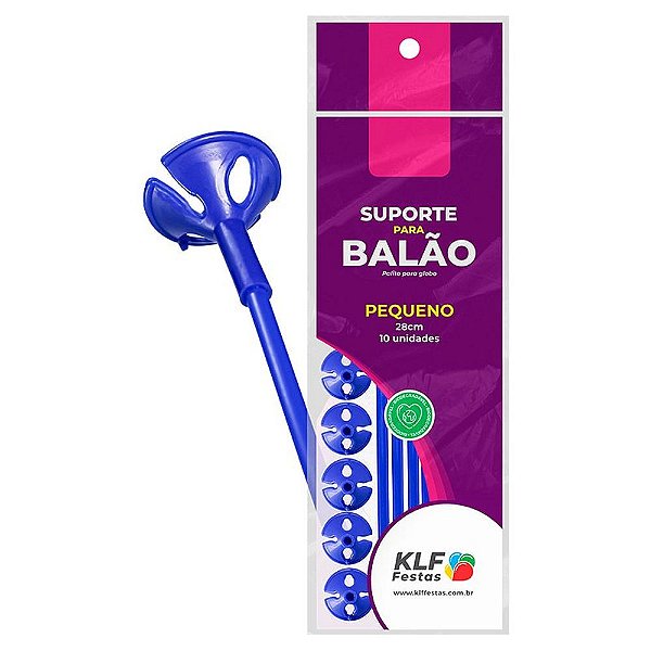 Kit Suporte Azul Escuro 28cm  10un - KLF Festas