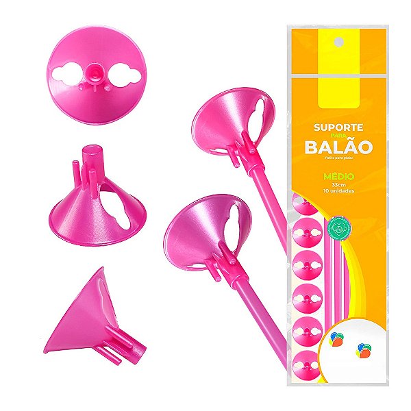 Kit Suporte 28cm com 10 Hastes Pink