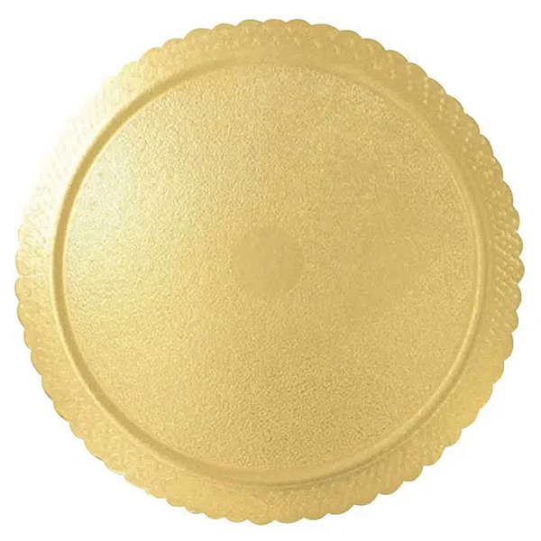 Cakeboard Redondo 21cm Ouro