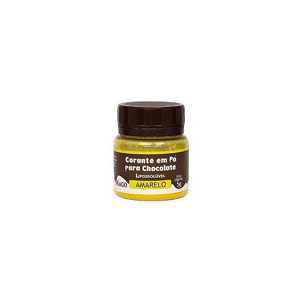 Corante Pó para Chocolate Amarelo 5g - Mago