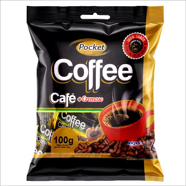 Bala Pocket 100gr Coffe